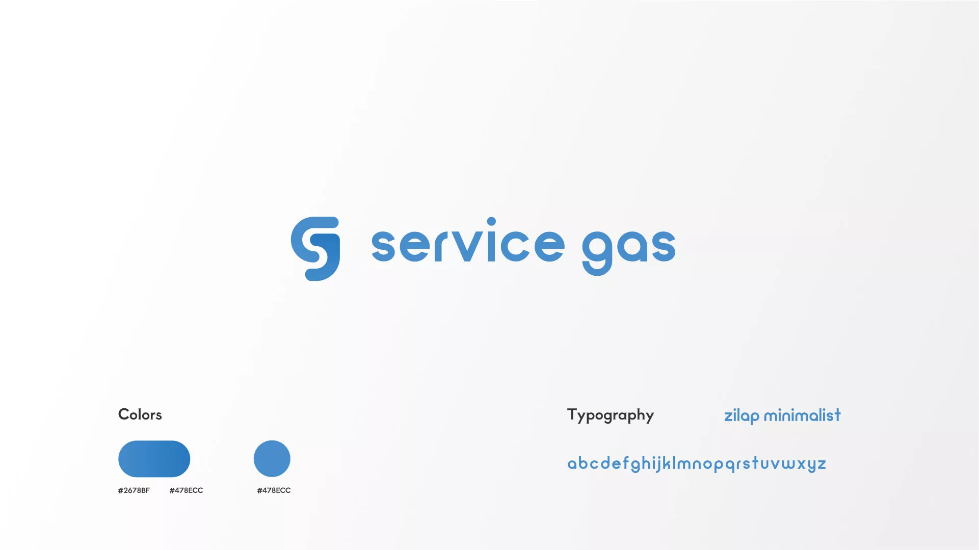 Разработка логотипа газовой компании «Сервис газ» в Ряжске