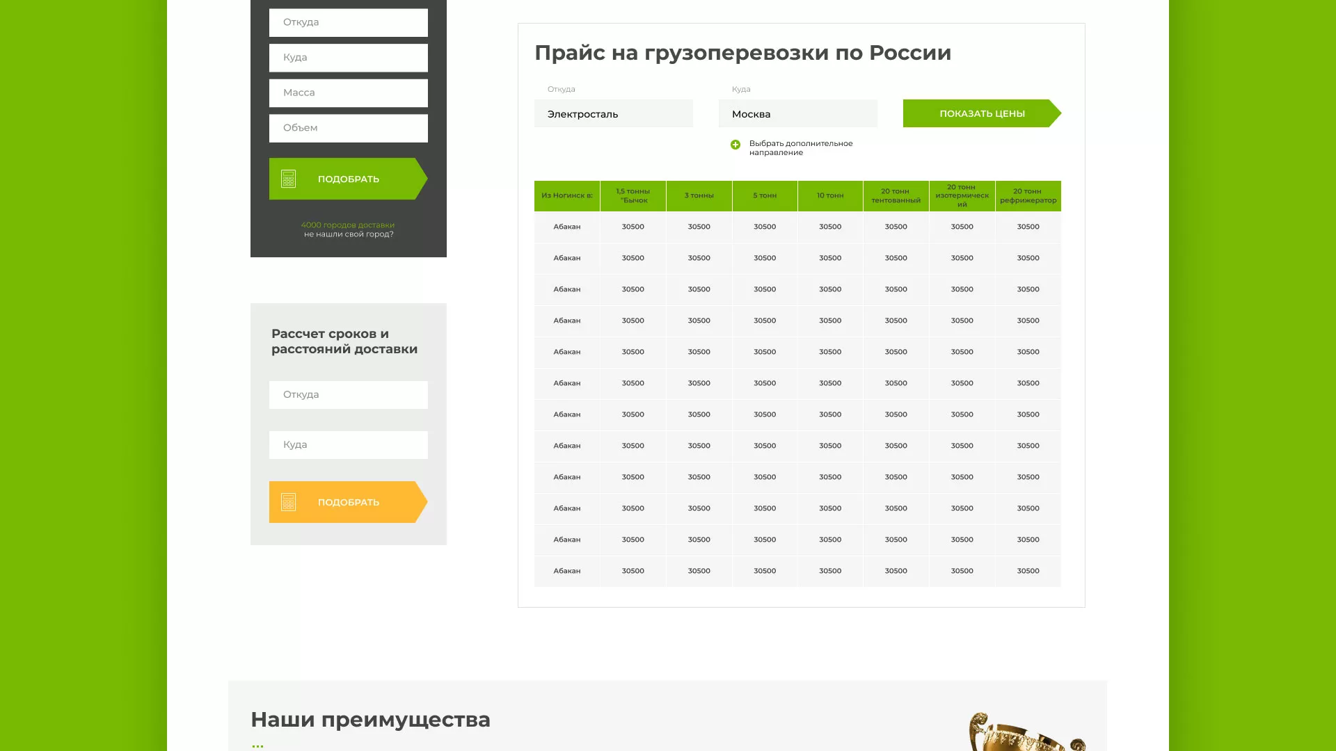 Разработка логотипа и сайта компании «Инком-Логистика» в Ряжске