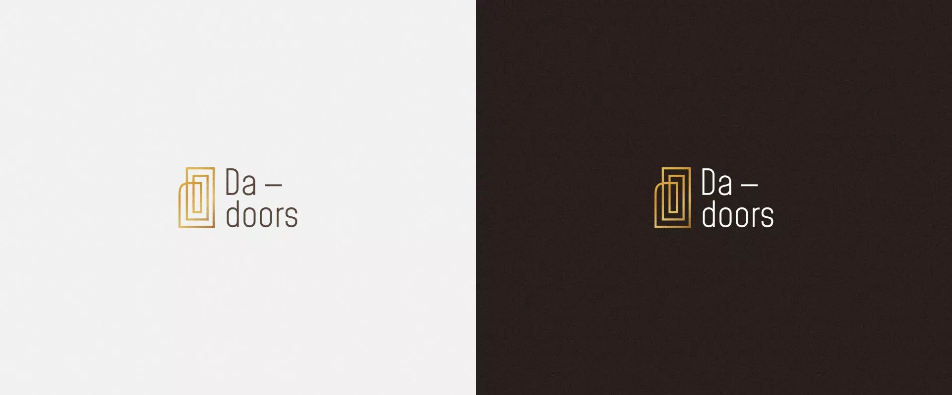 Разработка логотипа для компании «DA-DOORS» в Ряжске